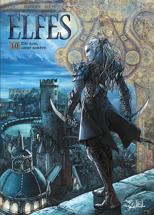 ebook cover of Elfes T10 - Elfe noir coeur sombre, by Marc Hadrien