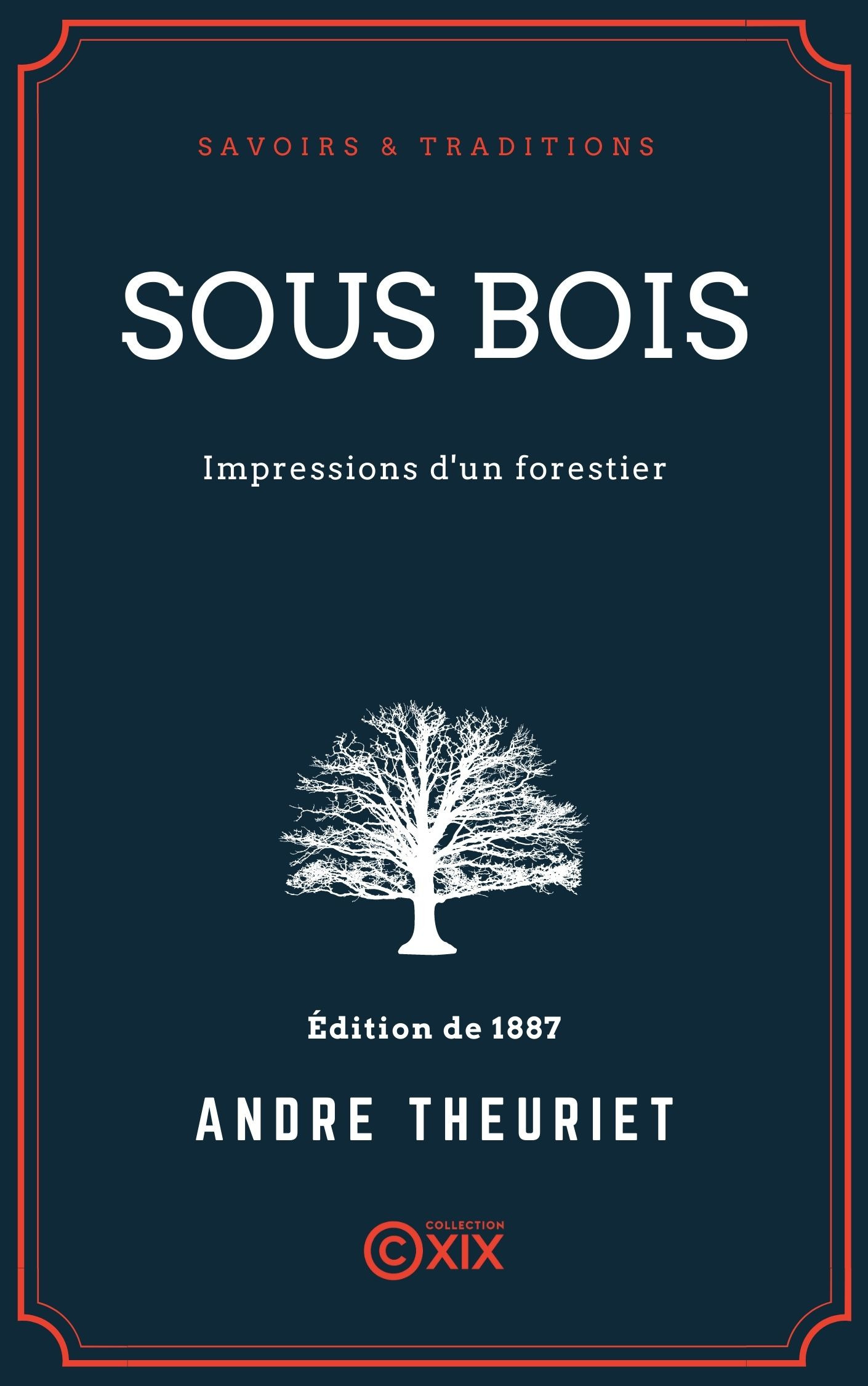 ebook cover of Sous bois, by Andre Theuriet