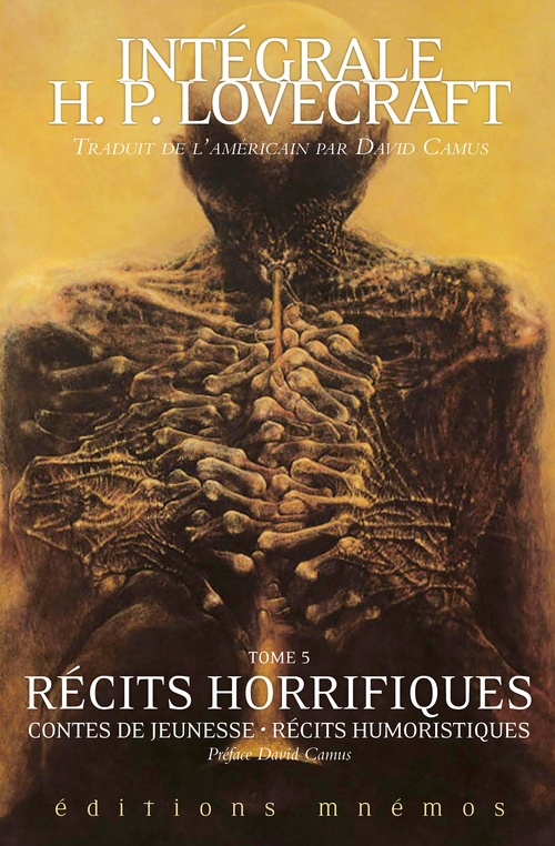 ebook cover of Récits horrifiques, by H.P. Lovecraft