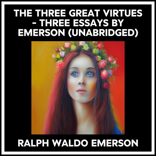 audiobook cover of THE THREE GREAT VIRTUES - THREE ESSAYS BY EMERSON (UNABRIDGED), by Ralph Waldo Emerson