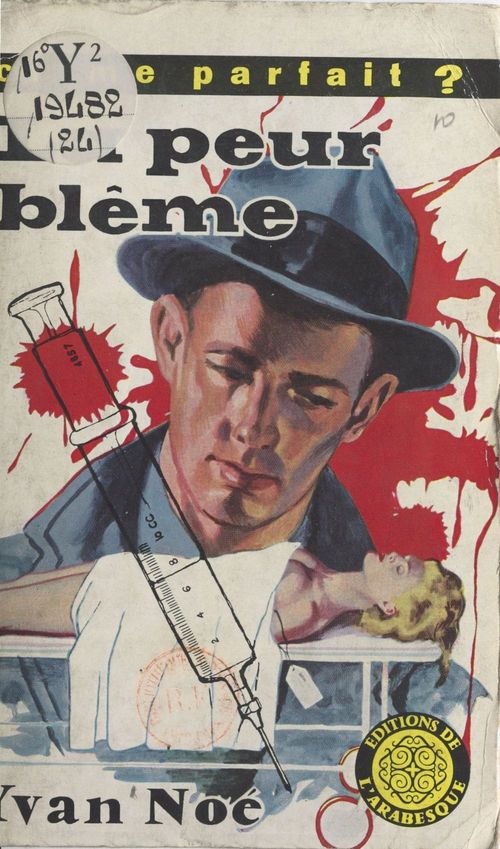 Couverture ebook de La peur blême, de Yvan Noe