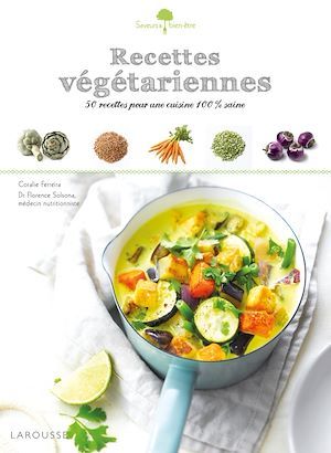 Couverture ebook de Recettes végétariennes, de Collectif