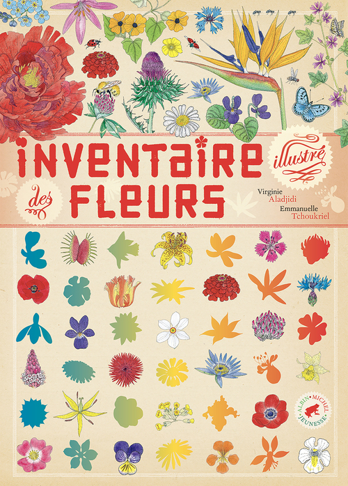 Couverture ebook de Inventaire illustré des fleurs, de Virginie Aladjidi