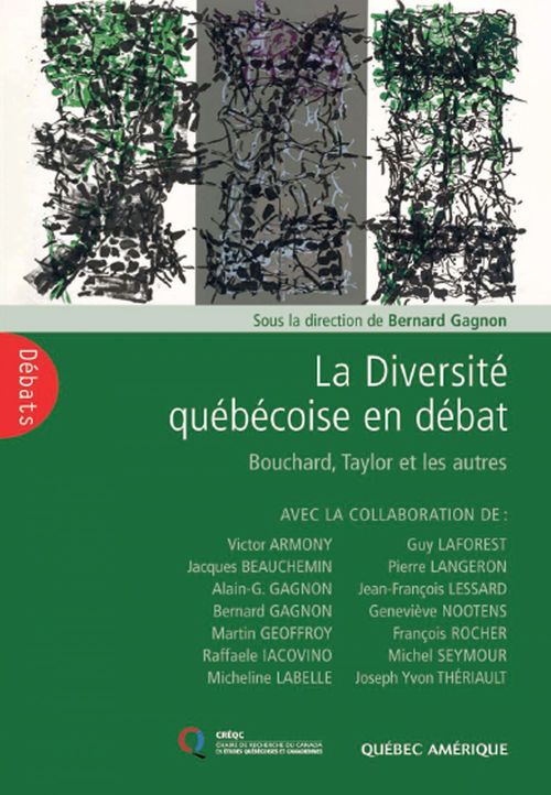 Couverture ebook de La Diversité québécoise en débat, de Bernard Gagnon