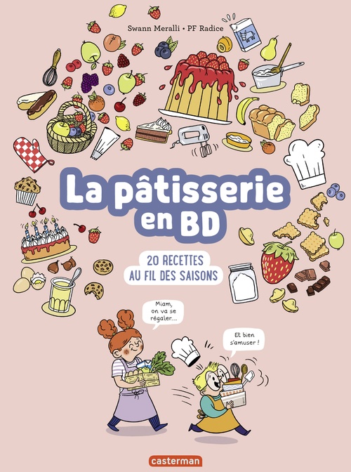 Couverture ebook de La pâtisserie en BD, de Swann Meralli, Pf Radice