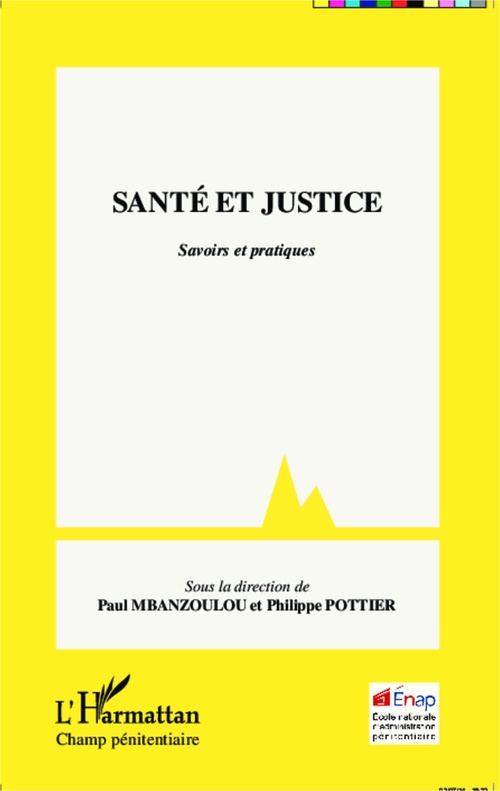 ebook cover of Santé et justice, by Paul Mbanzoulou, Philippe Pottier
