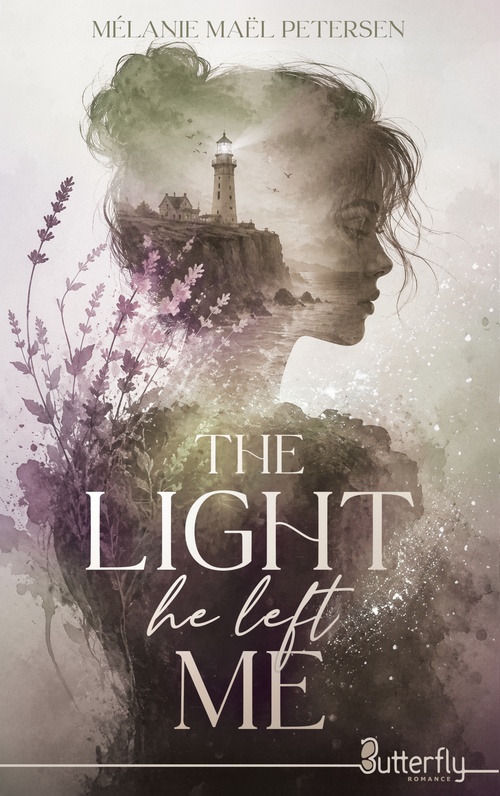 Couverture ebook de The Light he left me, de Mélanie Maël Petersen