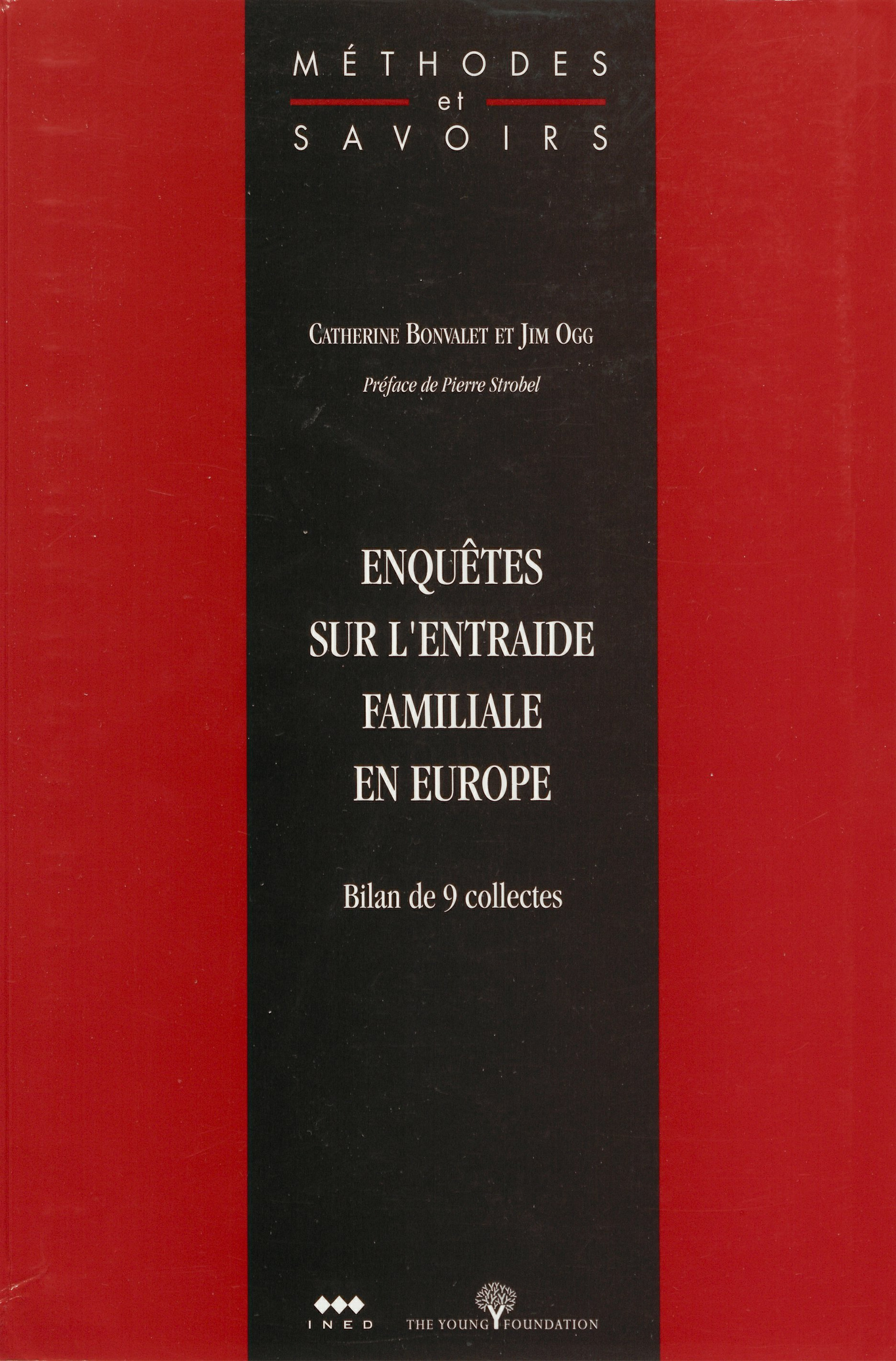 Couverture ebook de Enquêtes sur l´entraide familiale en Europe, de Catherine Bonvalet, Jim Ogg