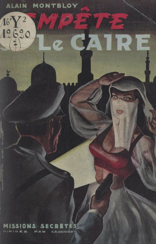 Couverture ebook de Tempête sur le Caire, de Alain Montbloy