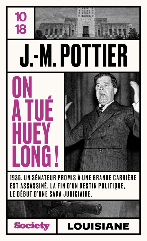 Couverture ebook de On a tué Huey Long !, de Jean-Marie Pottier