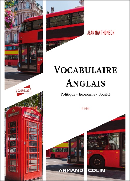 Couverture ebook de Vocabulaire anglais - 6e éd., de Jean Max Thomson