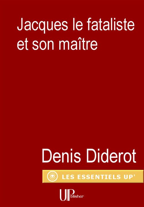 Couverture ebook de Jacques le Fataliste et son maitre, de Denis Diderot