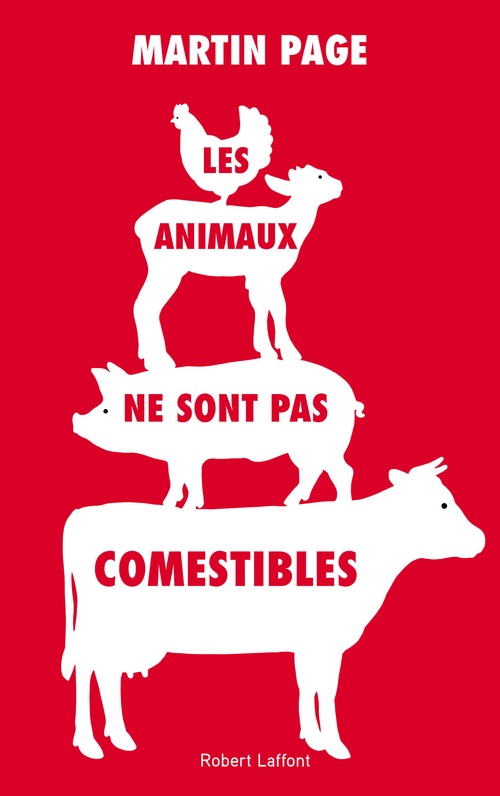 Couverture ebook de Les animaux ne sont pas comestibles, de Martin Page
