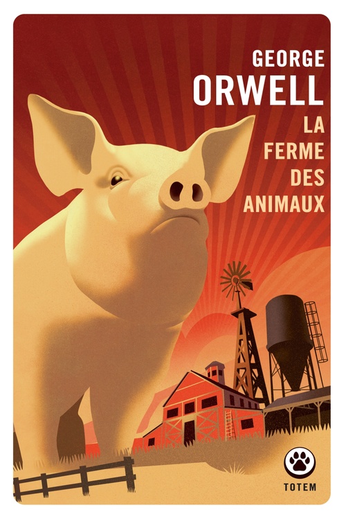 Couverture ebook de La ferme des animaux, de George Orwell