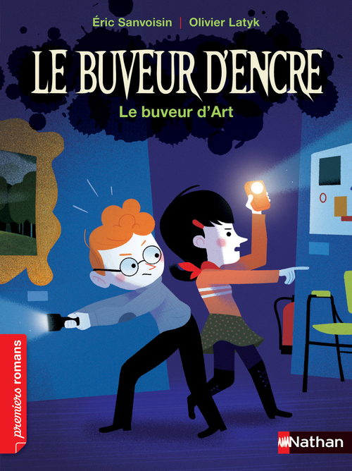 ebook cover of Le Buveur d'encre : Le buveur d'art, by Eric Sanvoisin, Olivier Latyk