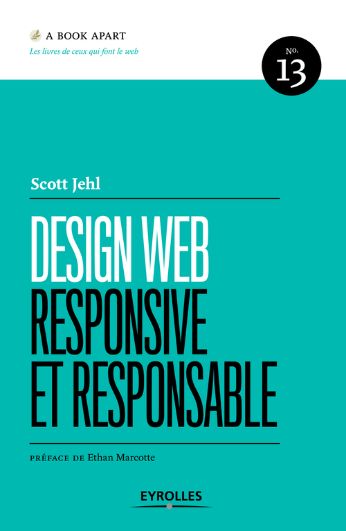 Couverture ebook de Design Web Responsive Et Responsable, de Scott Jehl