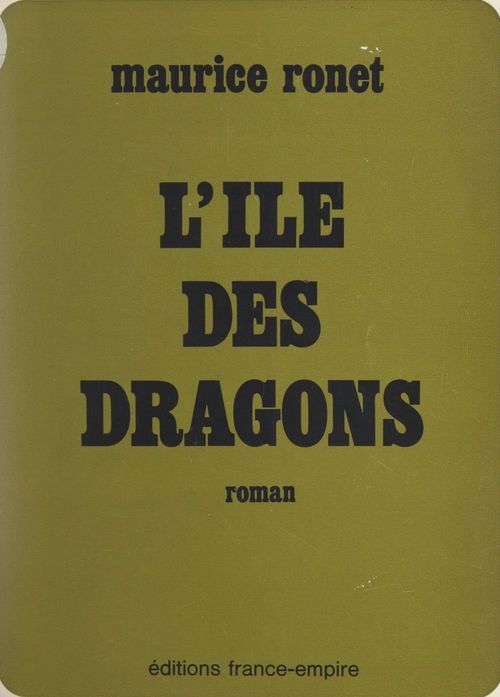 ebook cover of L'île des dragons, by Maurice Ronet