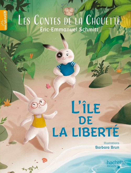 ebook cover of Les Contes de la Chouette - L'Île de la Liberté, by Éric-Emmanuel Schmitt