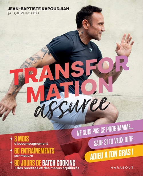 Couverture ebook de Transformation assurée, de Jean-Baptiste Kapoudjian @jb_jumpingggg