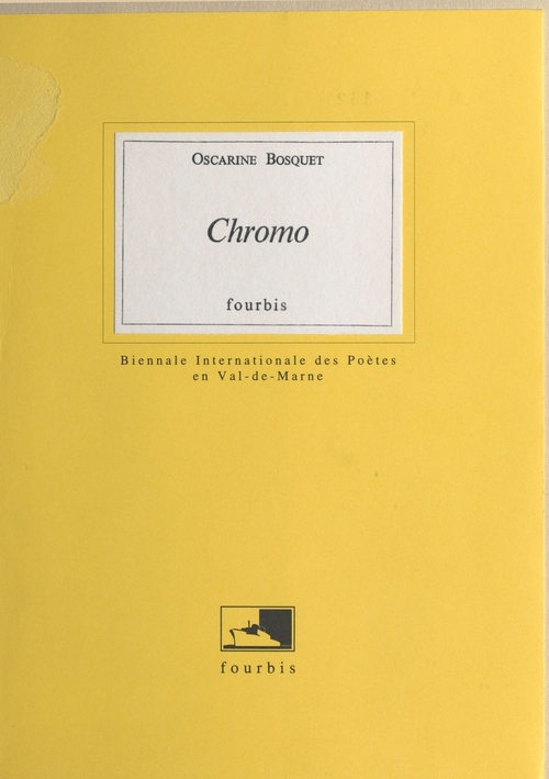 ebook cover of Chromo, by Oscarine Bosquet