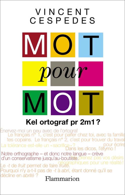 Couverture ebook de Mot pour mot, de Vincent Cespedes