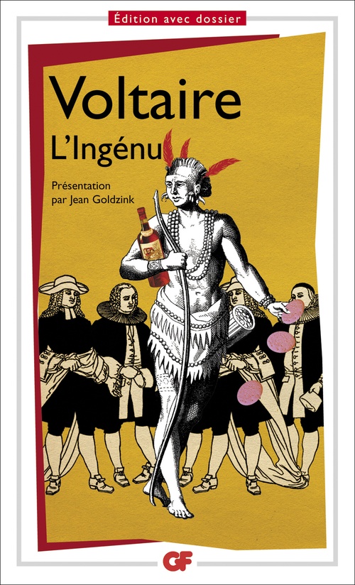Couverture ebook de L'Ingenu, de Voltaire