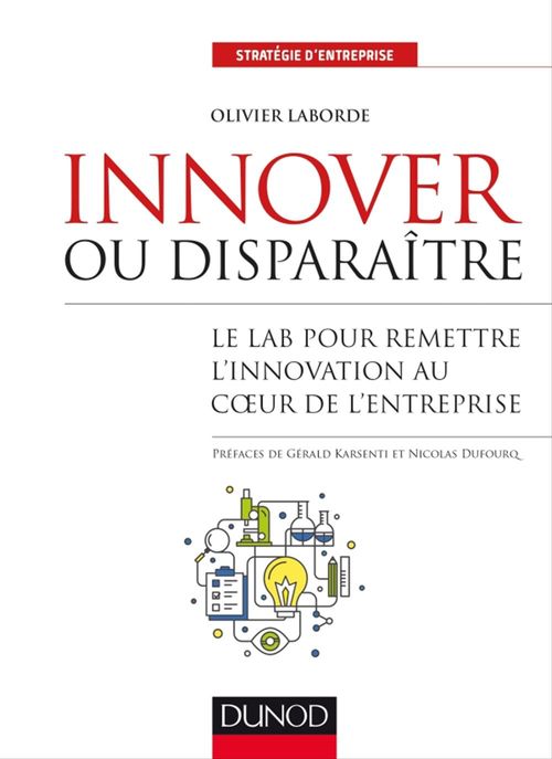 Couverture ebook de Innover ou disparaître, de Olivier Laborde