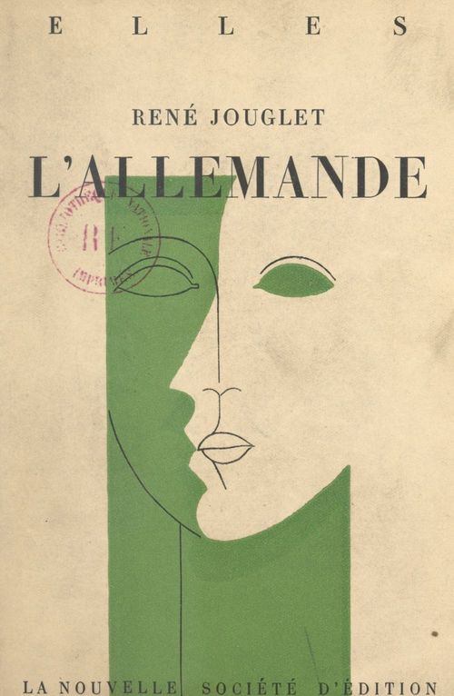 Couverture ebook de L'Allemande, de René Jouglet