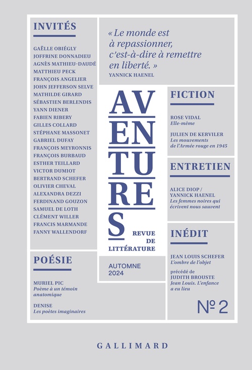 Couverture ebook de Revue Aventures N°2 (Automne 2024), de Collectif