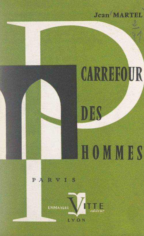 ebook cover of Carrefour des hommes, by Jean Martel