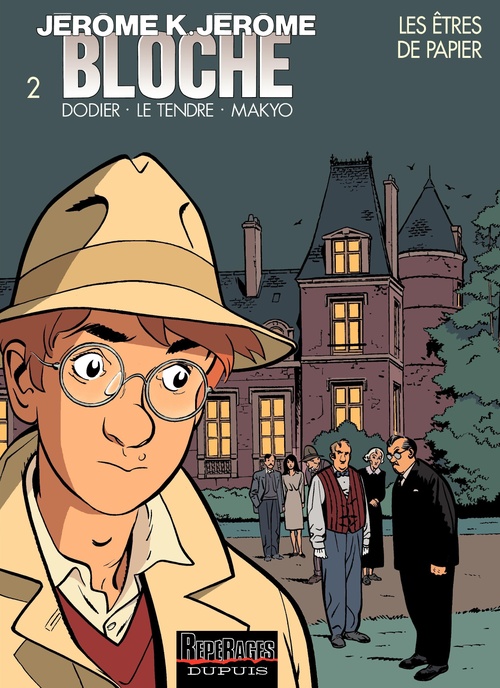 ebook cover of Jérôme K. Jérôme Bloche - Tome 2 - Les êtres de papier, by Alain Dodier, Serge Le Tendre, Makyo