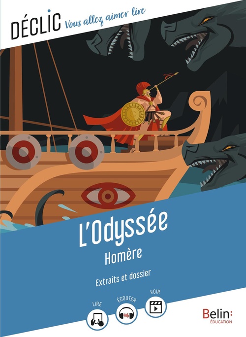 Couverture ebook de L'Odyssée, de Homère