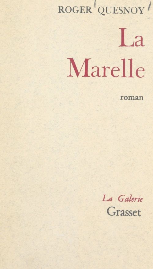 Couverture ebook de La marelle, de Roger Quesnoy