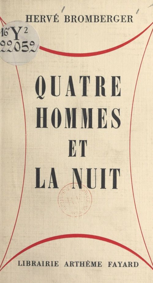 Couverture ebook de Quatre hommes et la nuit, de Herve Bromberger