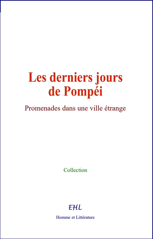 ebook cover of Les derniers jours de Pompéi, by Collection
