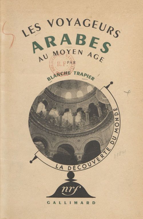 Couverture ebook de Les voyageurs arabes au Moyen âge, de Blanche Trapier