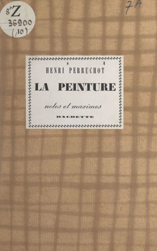 Couverture ebook de La peinture, de Henri Perruchot