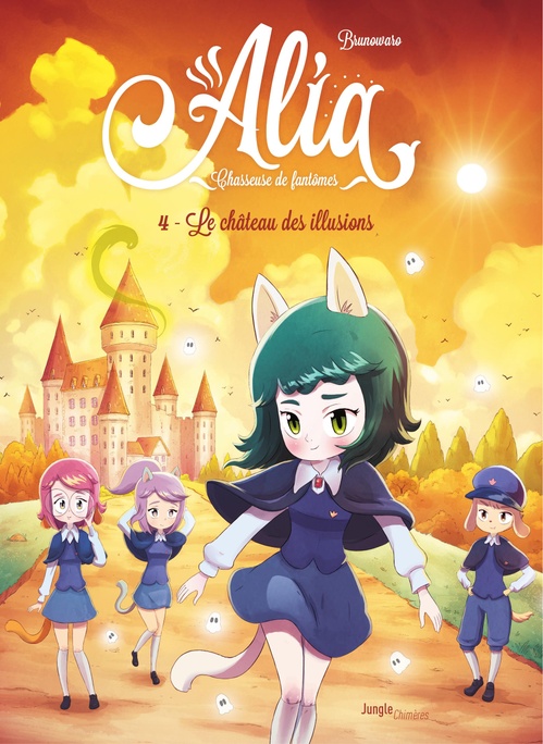 Couverture ebook de Alia - Chasseuse de fantômes - Tome 4 - Le château des illusions, de Brunowaro