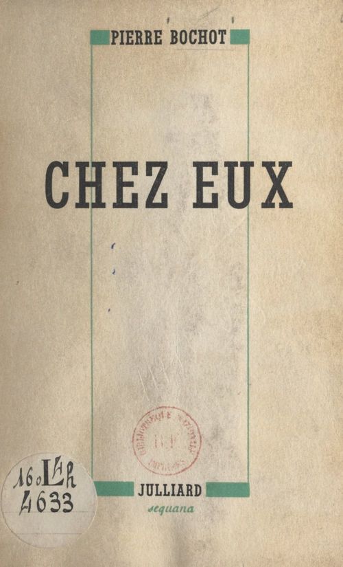ebook cover of Chez eux, by Pierre Bochot