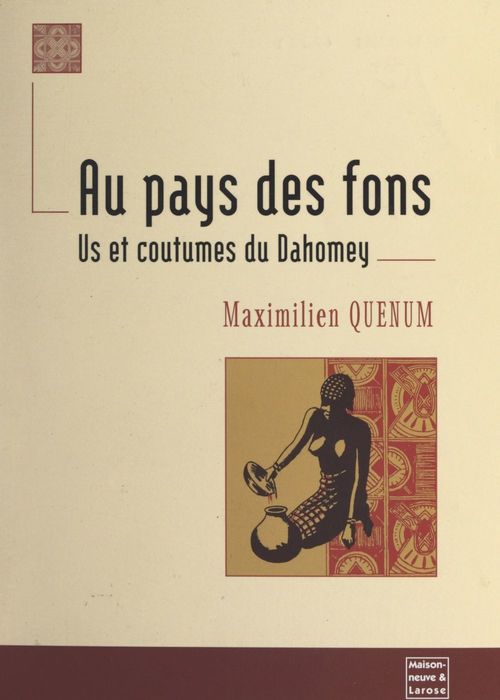 Couverture ebook de Au pays des Fons, de Maximilien Quenum