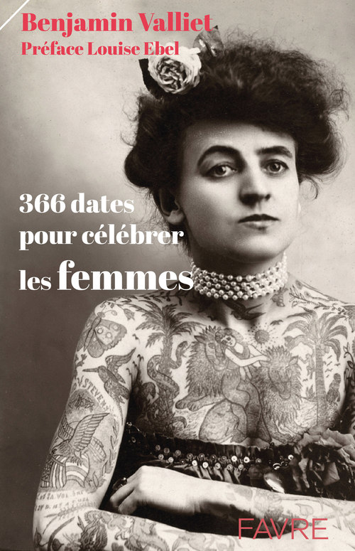 Couverture ebook de 366 dates pour célébrer les femmes, de Benjamin Valliet
