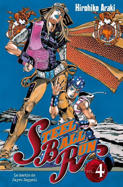 Couverture ebook de Jojo's - Steel Ball Run T04, de Hirohiko Araki