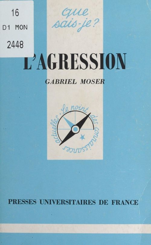 Couverture ebook de L'agression, de Gabriel Moser
