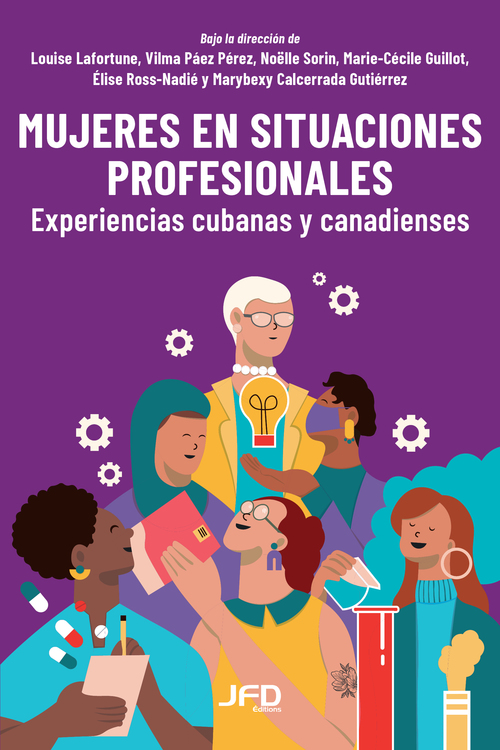 Couverture ebook de Mujeres en situaciones profesionales, de Louise Lafortune
