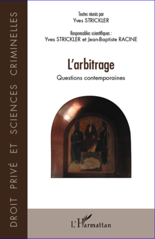 Couverture ebook de L'arbitrage, de Yves Strickler