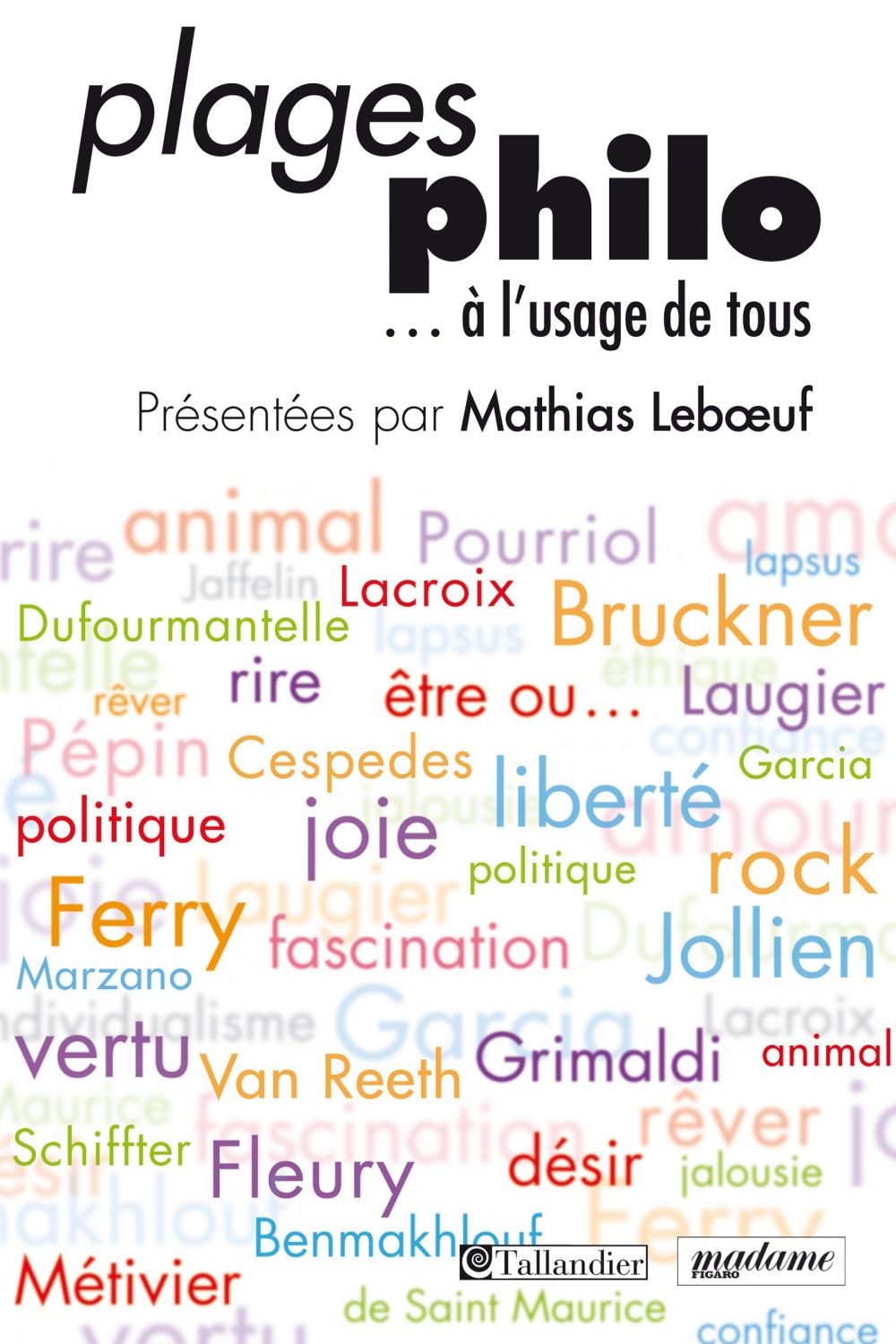 ebook cover of Plages philo, by Mathias Leboeuf