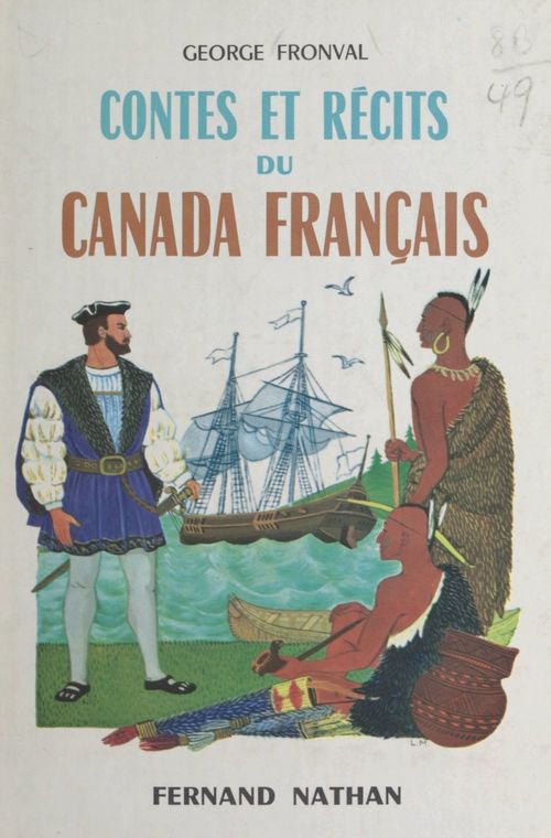 Couverture ebook de Contes et récits du Canada français, de George Fronval