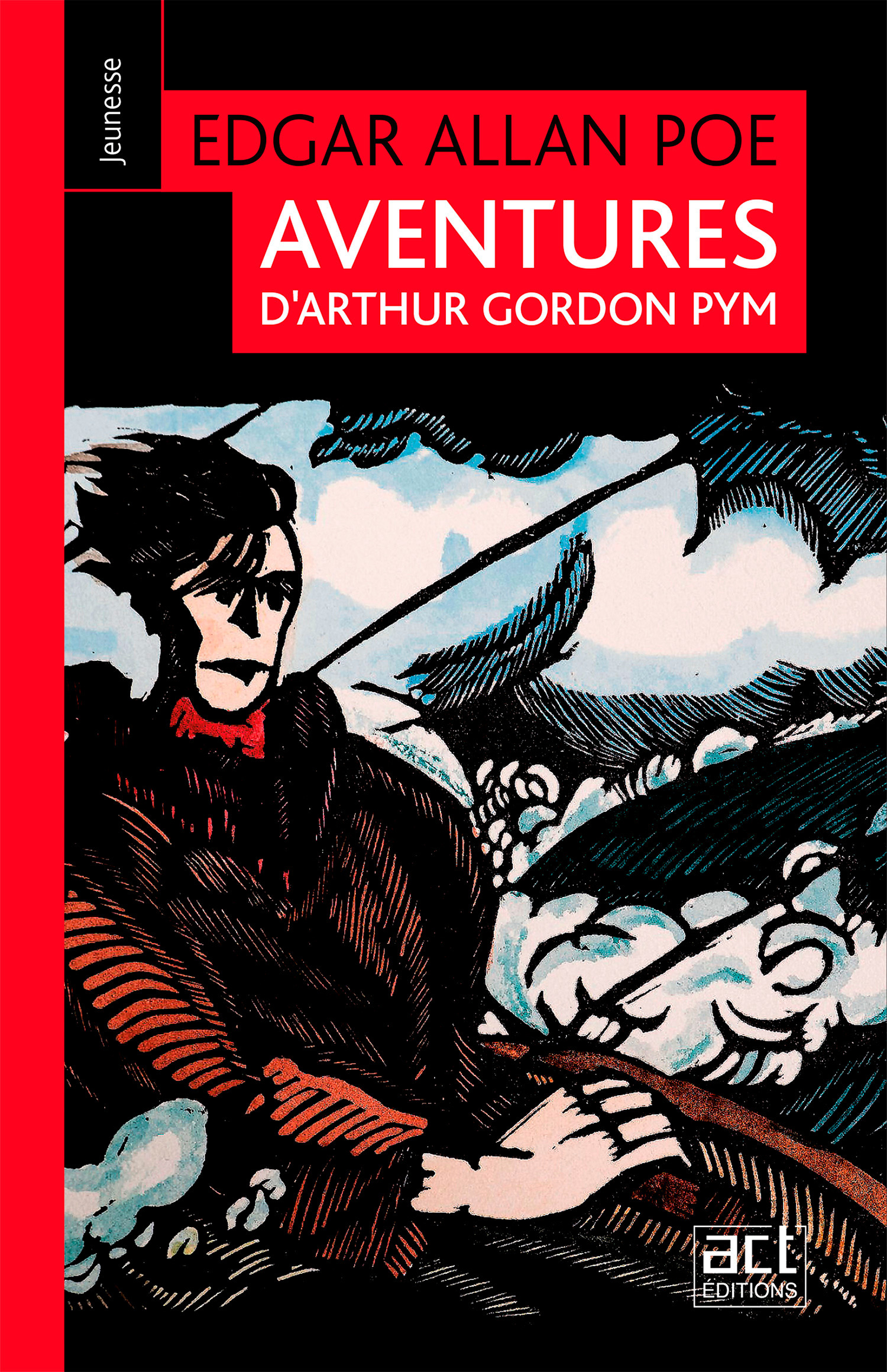 ebook cover of Aventures d´Arthur Gordon Pym, by Edgar Allan Poe
