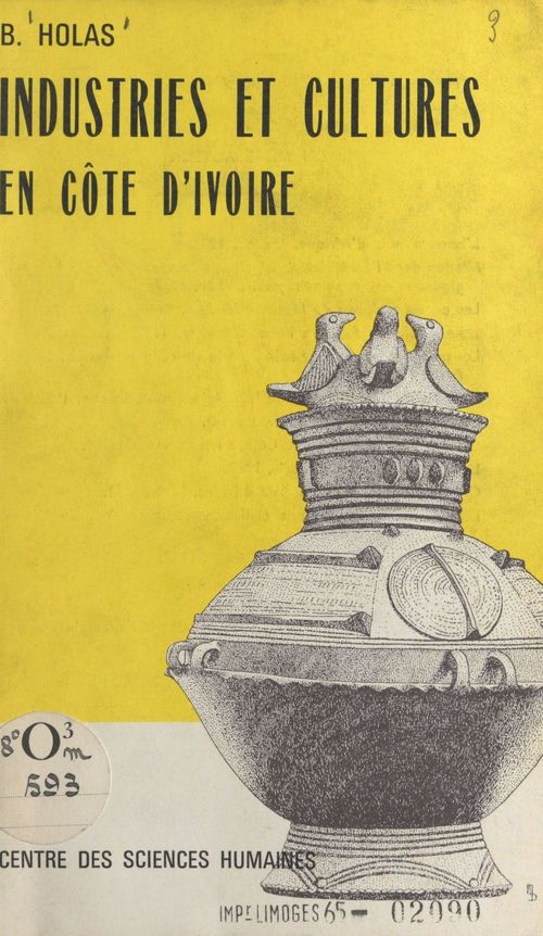 Couverture ebook de Industries et cultures en Côte-d'Ivoire, de B. Holas