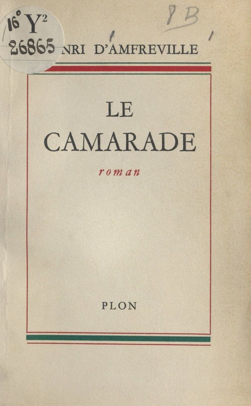 ebook cover of Le camarade, by Henri d'Amfreville